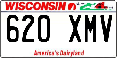 WI license plate 620XMV