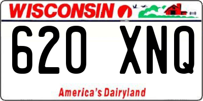 WI license plate 620XNQ