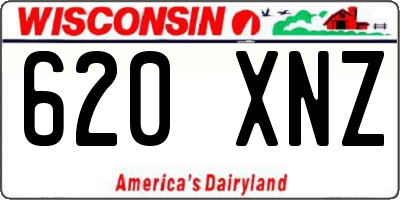 WI license plate 620XNZ
