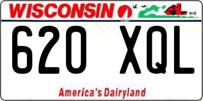 WI license plate 620XQL