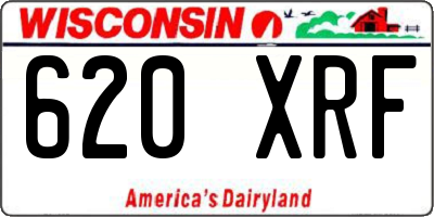 WI license plate 620XRF