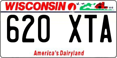 WI license plate 620XTA