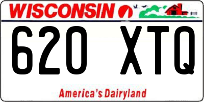 WI license plate 620XTQ