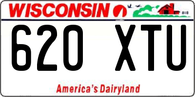 WI license plate 620XTU