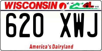 WI license plate 620XWJ