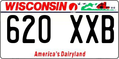 WI license plate 620XXB