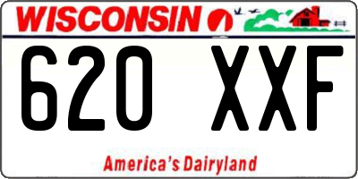 WI license plate 620XXF