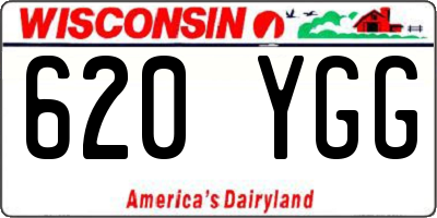 WI license plate 620YGG