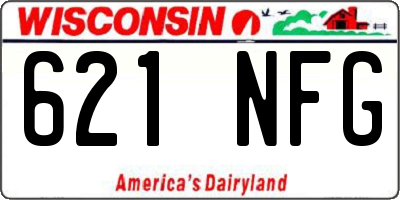 WI license plate 621NFG