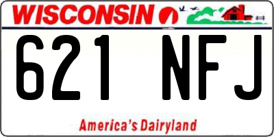 WI license plate 621NFJ