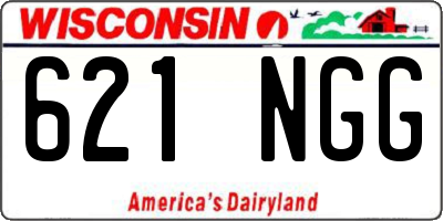 WI license plate 621NGG