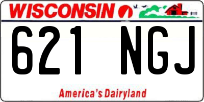 WI license plate 621NGJ