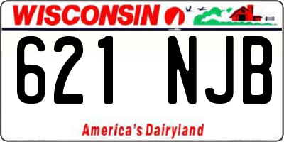 WI license plate 621NJB