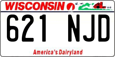 WI license plate 621NJD
