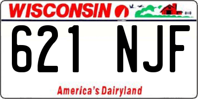 WI license plate 621NJF
