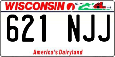 WI license plate 621NJJ
