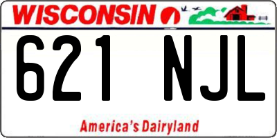 WI license plate 621NJL