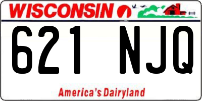 WI license plate 621NJQ