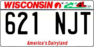 WI license plate 621NJT