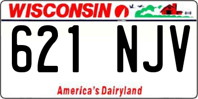 WI license plate 621NJV