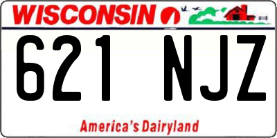 WI license plate 621NJZ