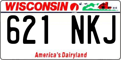 WI license plate 621NKJ