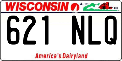 WI license plate 621NLQ