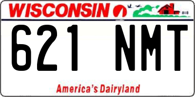 WI license plate 621NMT