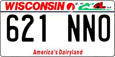 WI license plate 621NNO