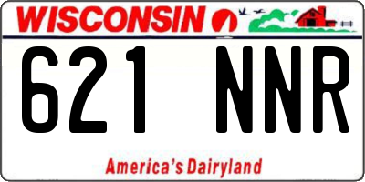 WI license plate 621NNR