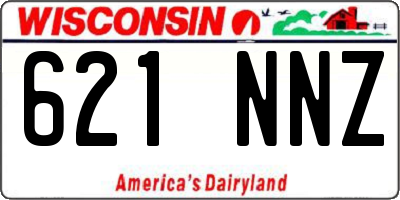 WI license plate 621NNZ