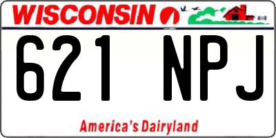 WI license plate 621NPJ