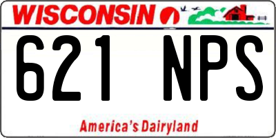 WI license plate 621NPS