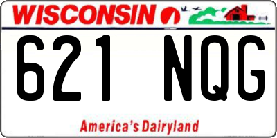 WI license plate 621NQG