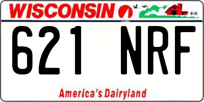 WI license plate 621NRF
