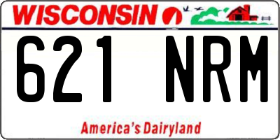 WI license plate 621NRM