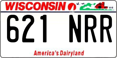 WI license plate 621NRR