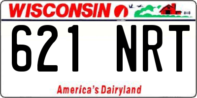 WI license plate 621NRT