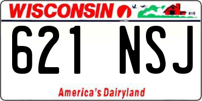WI license plate 621NSJ