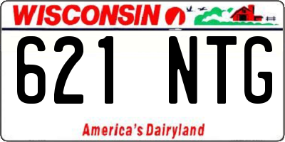 WI license plate 621NTG