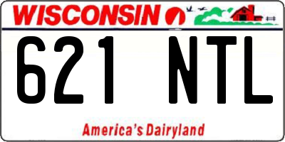 WI license plate 621NTL