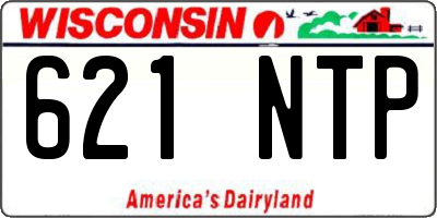WI license plate 621NTP
