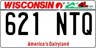 WI license plate 621NTQ
