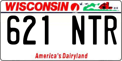 WI license plate 621NTR