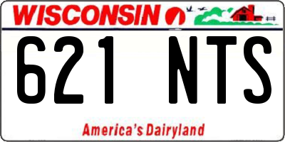 WI license plate 621NTS