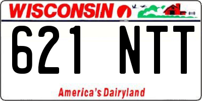 WI license plate 621NTT
