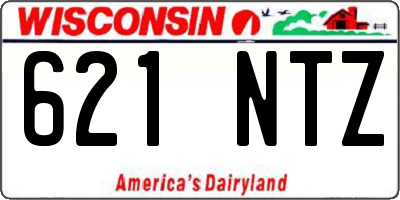 WI license plate 621NTZ