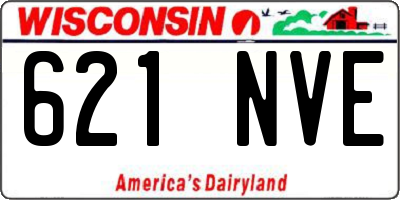WI license plate 621NVE