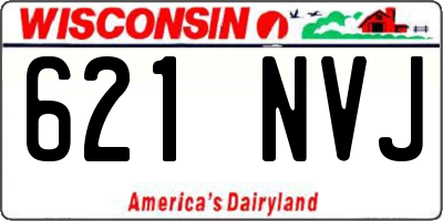 WI license plate 621NVJ