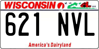 WI license plate 621NVL
